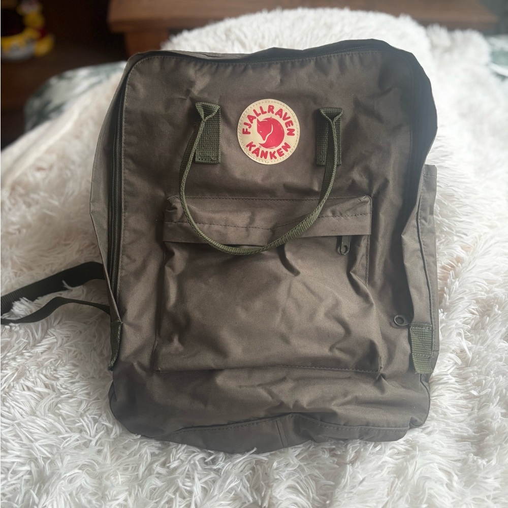 Fjallraven Kanken Olive Green Backpack